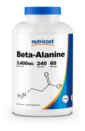 Beta-alanina 3400mg 240 Capsula - Unidad a $604