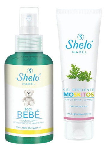 Body Bebé + Gel Repelente De Mosquitos Shelo