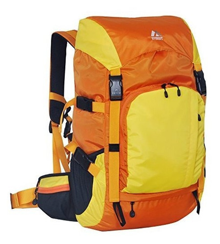 Mochila Senderismo Everest, Naranja/amarillo, Tamaño Único