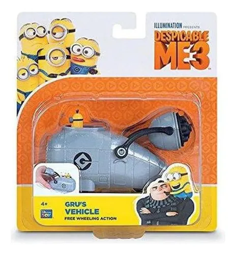 Despicable Me 3 Veh culo De Gru Con Figura De Juguete Minion