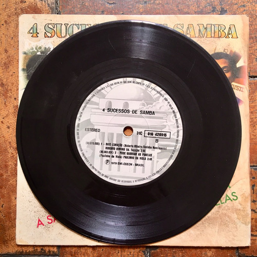Compacto 4 Sucessos De Samba - Paulinho Da Viola/clara Nunes