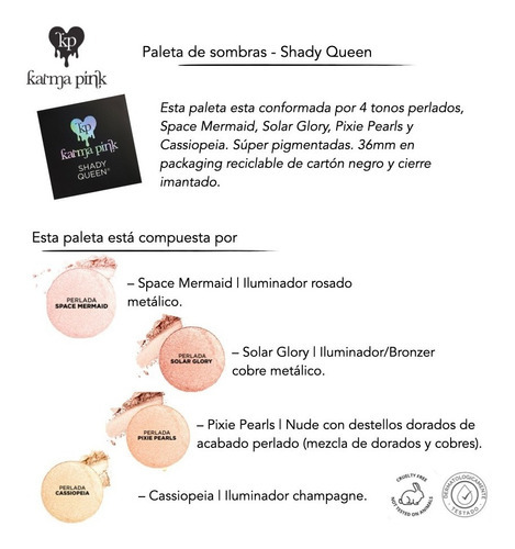 Paleta De Nudes Y Contorno - Sombras Colores Ojos Karma Pink Color De La Sombra 06 - Iluminador