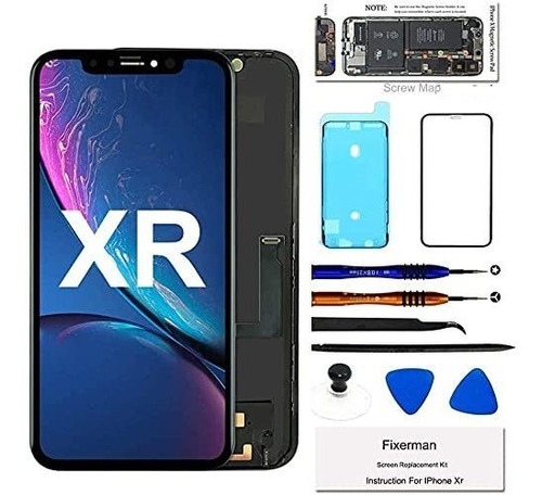 Fijador Para iPhone XR Screen De Reemplazo 6.1 Jh9pf