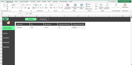 Gestão De Banca De Apostas Em Excel