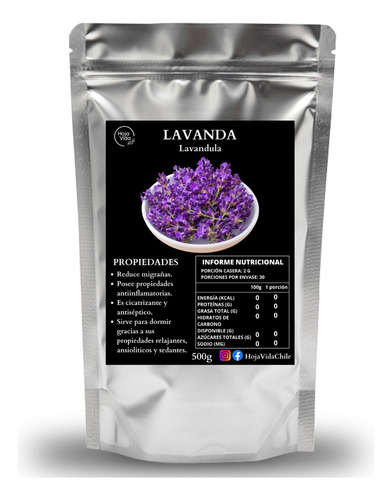 Lavanda Flores Secas 500g