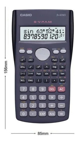 Calculadora científica Casio FX-82MS color gris