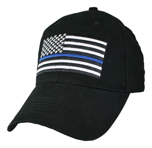 Eagle Crest Police Thin Blue Line Con Gorra De Béisbol Con