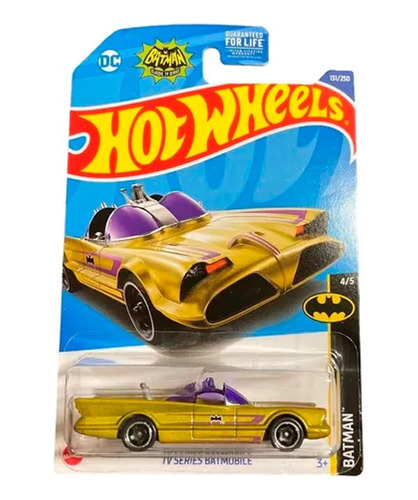 Hot Wheels Batimovil Batmobile Dorado Adan West Batman