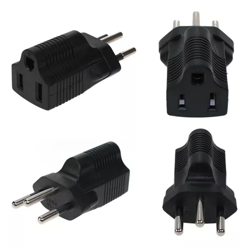 GENERICO 10 Adaptadores Enchufe Europeo Americano A Nacional 250v -1500w