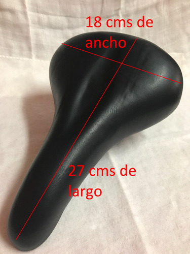 Imagen 6 de 6 de Remate Asiento Para Bicicleta Y Eliptica 27 Cms