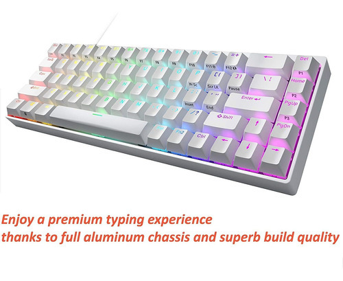 Durgod Hades 68 Rgb - Teclado Mecanico Para Videojuegos - D