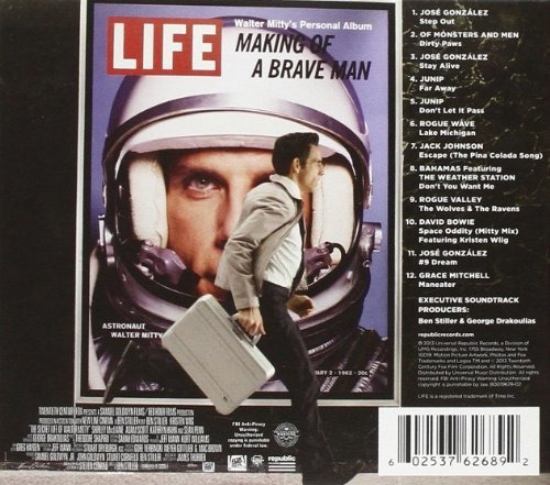 Trilha sonora - A vida secreta de Walter Mitty (trilha sonora original do filme) - cd 2013 produzido por REPUBLIC