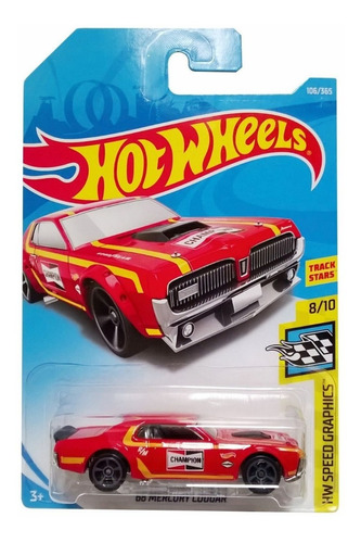 Hot Wheels # 8/10 - '68 Mercury Cougar - 1/64 - Fjw48