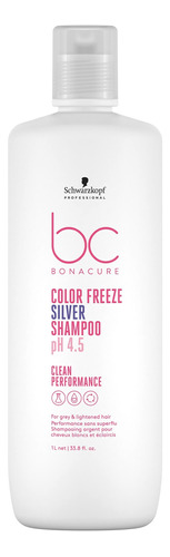 Shampoo Schwarzkopf Color Freeze Silver - mL a $165
