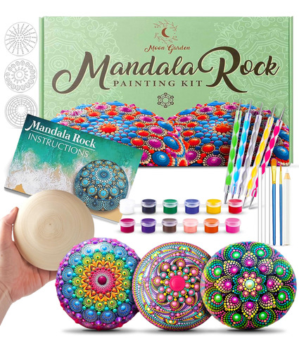 Kit De Pintura De Rocas De Mandala, Kit De Herramientas De P