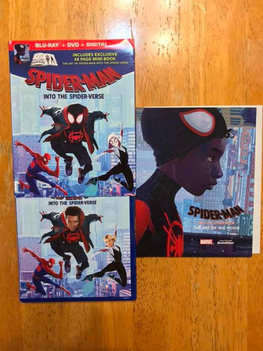 Spiderman Into The Spiderverse Blu Ray Target Libro Arte | Meses sin  intereses