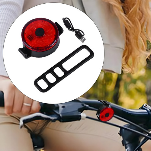 Luz Trasera Para Bicicleta Luces Scooter Lámpara Recargable