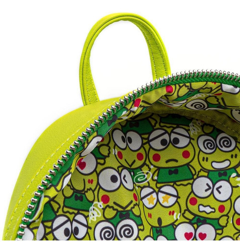Loungefly Sanrio Keroppi Cosplay Mini Backpack Color Verde limón