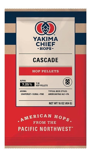 Lupulo Yakima Chief 454gr(1lb) Cascade T90