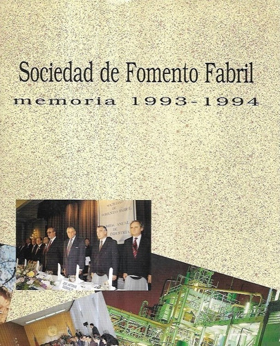 Catálogo : Sociedad Fomento Fabril Memoria 1993  -  1994