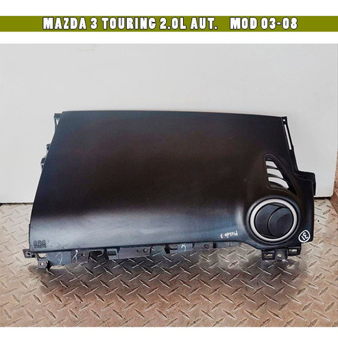 Bolsa De Aire Copiloto Mazda 3 Mod 2006-2010