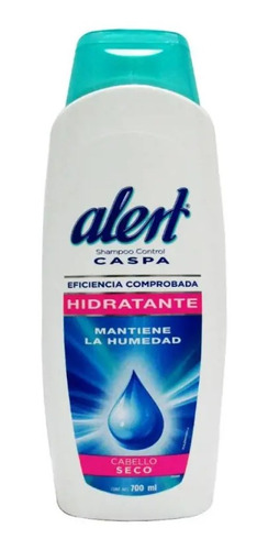 Shampoo Alert Control Caspa Hidratante Cabello Seco 700 Ml