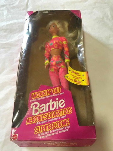 Barbie Working Out En Caja