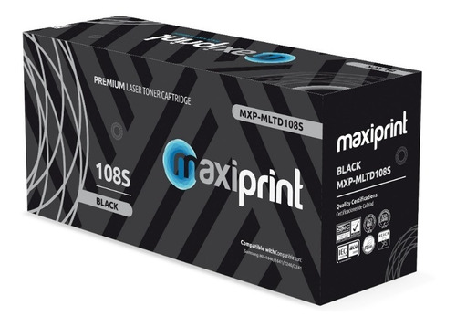 Toner Maxiprint Compatible Samsung 108 Negro (mlt-d108s)
