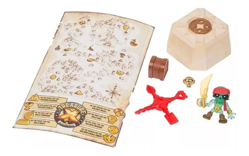 Imagen 2 de 3 de Treasure X Muñeco Descubri Figuras Oro Playking