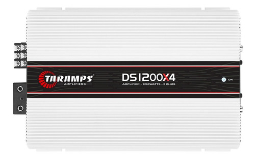 Imagem 2 de 5 de Modulo Taramps Ds 1200x4 1200w Rms 4 Ch 2 Ohms Amplificador
