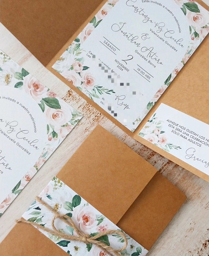 Partes De Matrimonio Personalizados 24u + Envío Gratis
