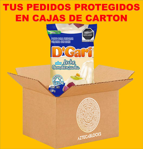 Dgari® 3 Gelatinas De Leche Sabor Leche Condensad 1litro Wow