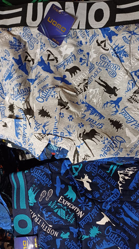 Bóxer Uomo Hombre Algodón - Pack 12 Unidades