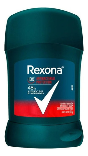 3 Pza Antitranspirante Rexona Antibacterial Protección En Ba