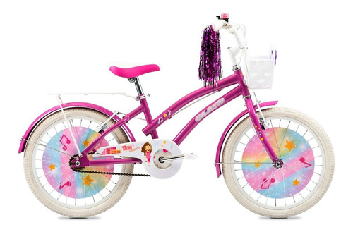 Bicicleta Infantil Olmo Tiny Dancers Rodado 20 Nena Acero