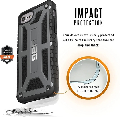 Funda Uag iPhone 7 - 6s Plus Monarch Five Layer Reforzada