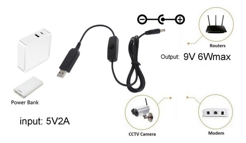 (a) Voltaje Del Módulo De Cable Elevador De 5 V Dc A 9 V