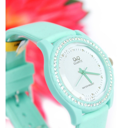 Reloj Q&q Qyq Original Deportivo Fucsia + Envío Gratis