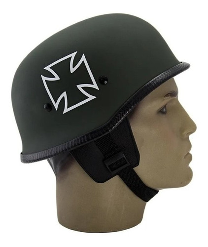 Capacete Militar Moto Custom Scooter Lambretta M34c002