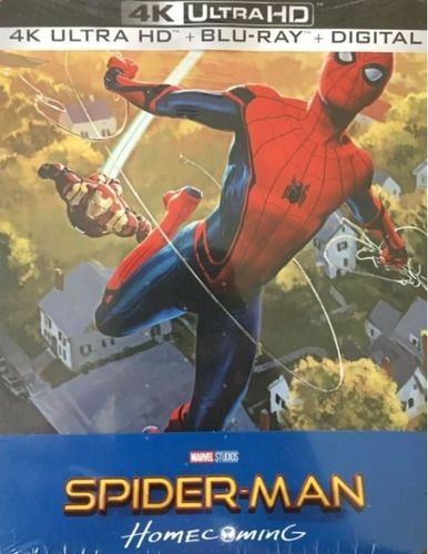 Spider-man Regreso A Casa Homecoming Steelbook 4k Ultra Hd