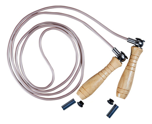 Cuerda Para Saltar De Box De Madera Carga Desmontable Outsho Color Blanco