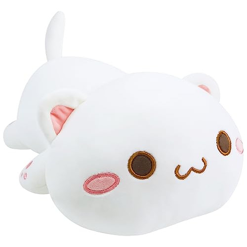 Gato Blanco De 14.9''/38cm De Peluche, Gato Blanco De P...