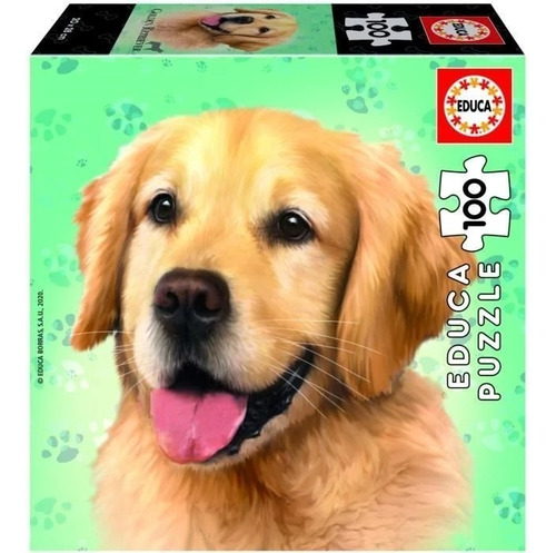 Puzzle Educa 100 Golden Retriver   18800 Giro Didáctico