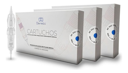 Kit Com 3 Caixas Agulhas Dermia Encaixe Fácil 1rl 0,30mml
