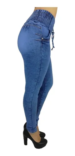 JEANS PANTALON MEZCLILLA DAMA CORTE COLOMBIANO PUSH UP LEVANTAPOMPAS COMPRA  3 PAGA 2, Moda de Mujer