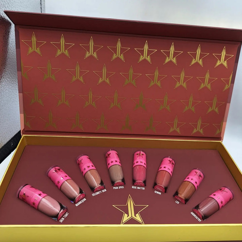 Jeffree Star Labiales Set 8 Piezas Mini Nudes Originales 