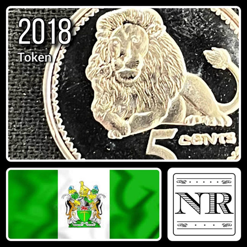 Rodesia - 5 Cents - Año 2018 - Km #nd - Token  León