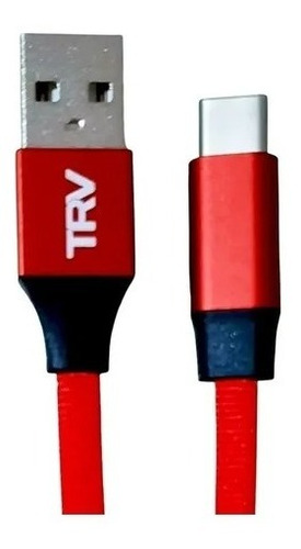 Cable Mallado Trv Usb - Tipo C Carga Rápida 2.4 Sync 