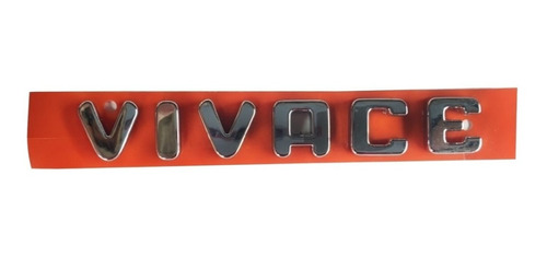 Emblema Vermelho/cromado Novo Uno Vivace Fiat 100192456