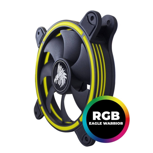 Ventilador Rgb 120 Mm Eagle Warrior Ring Rgb Gabinete Pc